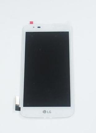 Дисплей для смартфона (телефона) lg k7 (x210), white (в сборе с тачскрином)(без рамки)