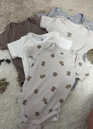 Набір з 5 боді з коротким рукавом h&m