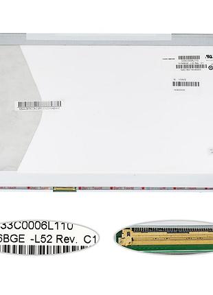 Матрица 15.6" n156bge-l52 (1366*768, 40pin, led, slim(без доп. панели !!!), глянец, разъем слева внизу) для ноутбука (renew)