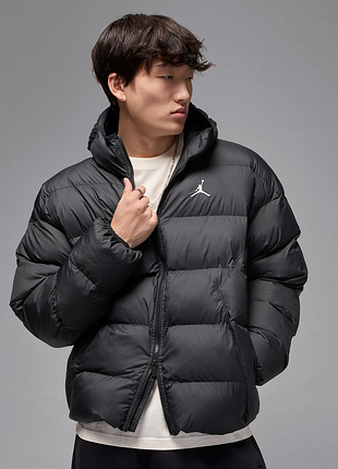 Оригінал! сша! чоловіча куртка пуховик jordan brooklyn therma-fit puffer jacket hv0532-010 у новому стані