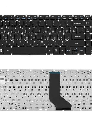 Клавіатура для ноутбука acer (e5-522, e5-573) rus, black, без фрейма