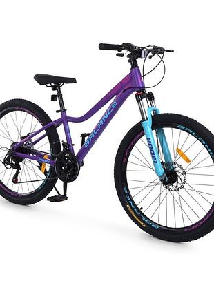 Велосипед дитячий "balance" bl-2607, 26 дюймів, сливовий