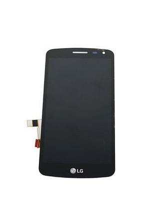 Дисплей для смартфона (телефона) lg x220 k5 dual sim, black (в сборе с тачскрином)(без рамки), (original)