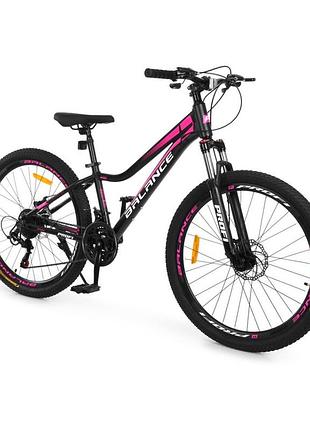 Велосипед дитячий "balance" bl-2605, 26 дюймів, чорний
