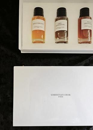 Набір dior (bois dargent 40ml+ gris montaigne 40ml+ feve delicieuse 40ml)
