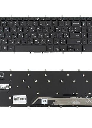 Клавиатура для ноутбука dell (inspiron: 7566, 7567) ukr, black, без фрейма (оригинал)