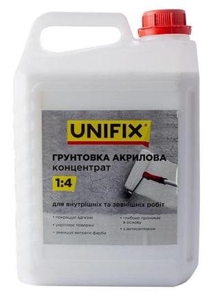 Грунтовка акриловая unifix 5 кг x 1:4 концентрат (951105)