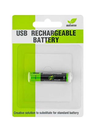Батарейка znter aaa rechargeable battery 1.5v 600mah (900mwh)(аккумулятор)(microusb разъём)