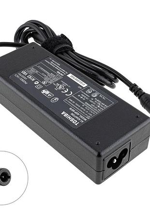 Блок питания для ноутбука toshiba 15v, 6a, 90w, 6.3*3.0мм, 3hole, black (без кабеля!)
