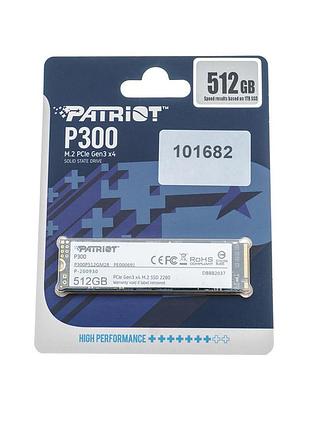 Жорсткий диск m.2 2280 ssd 512gb patriot p300 series, p300p512gm28