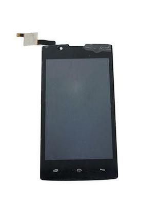 Дисплей для смартфона (телефона) fly fs401, black (в сборе с тачскрином)(без рамки)