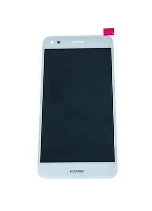Дисплей для смартфона (телефона) huawei y6 pro (2017), nova lite (2017), p9 lite mini, white (в сборе с тачскрином)(без рамки)