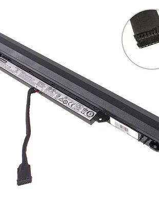 Оригінальна батарея для ноутбука lenovo l15s3a02 (ideapad: 110-14ibr, 110-15ibr, 110-15acl) 10.8v 2200mah 24wh black