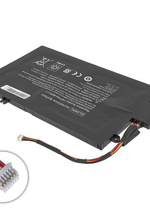 Батарея для ноутбука hp el04xl (envy: 4-1000, 4-1100, 4-1200, sleekbook: 4t-1000 series) 14.8v 2700mah 40wh black