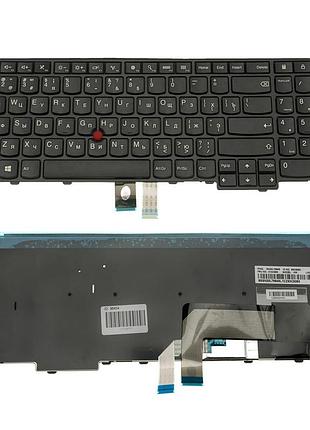 Клавіатура для ноутбука lenovo (thinkpad edge: e531, e540) rus, black (оригінал)