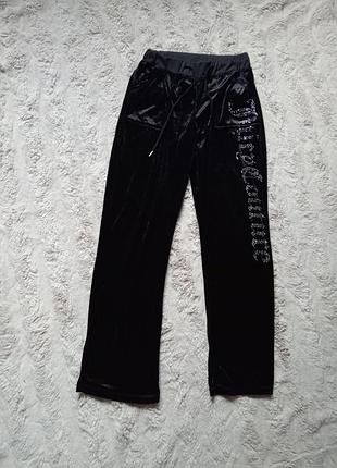 Велюрово бархатные брюки juicy couture