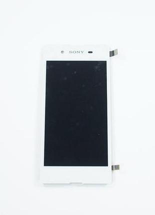 Дисплей для смартфона (телефона) sony xperia e3 dual d2212, white (в сборе с тачскрином)(без рамки)