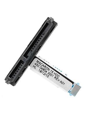 Шлейф жорсткого диска ssd/hdd для ноутбука hp (13-s 15-bk m6-w), (450.04804.3001)
