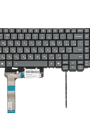 Клавіатура для ноутбука lenovo (thinkbook: 16 g7) ukr, dark gray, без кадру, підсвічування клавіш (copilot)