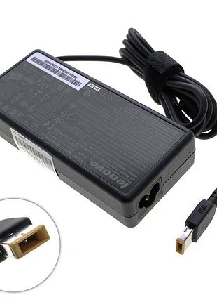 Оригінальний блок живлення для ноутбука lenovo 20v, 6a, 120w, usb+pin (square 5 pin dc plug), black (00pc727) (без кабеля!)