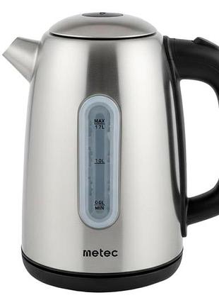 Электрочайник нержавеющий metec 1.7л (700037)