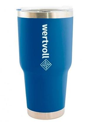 Термокружка wertvoll 900мл yummy синя (rx-7002bu)