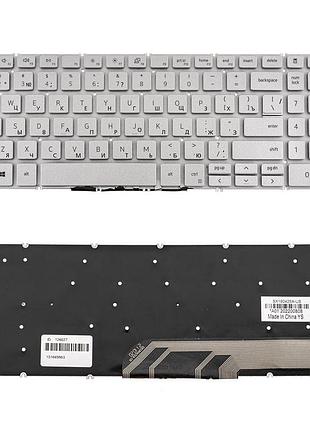 Клавіатура для ноутбука dell (inspiron: 5584), rus, silver, без кадру