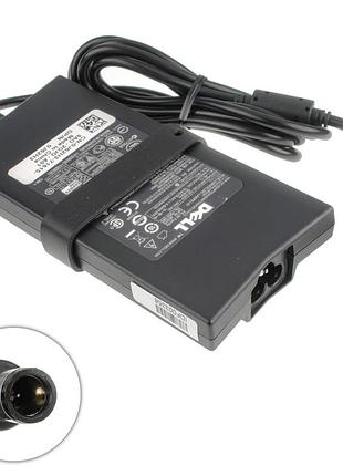 Оригинальный блок питания для ноутбука dell slim 19.5v, 4.62a, 90w, 7.4*5.0-pin, black, slim (0j62h3)