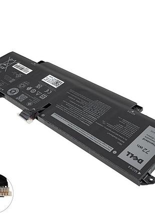 Оригинальная батарея для ноутбука dell 3n81g (precision 5490) 15.4v, 72wh, black