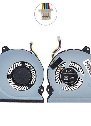 Оригинальный вентилятор для ноутбука asus gl702vsk (gpu fan) (13nb0dz0am0301) (кулер)