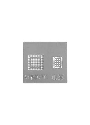 Трафарет прямого нагріву a6 cpu