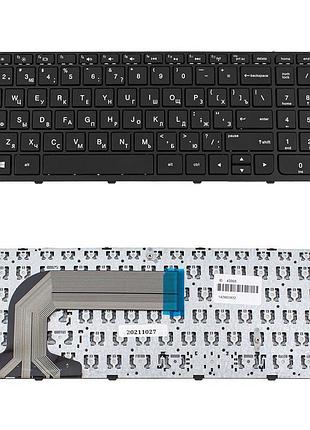 Клавіатура для ноутбука hp (pavilion: 17-e series) rus, black, з фреймом