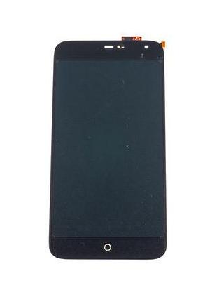 Дисплей для смартфона (телефону) meizu mx3, black (у зборі з тачскріном)(без рамки)