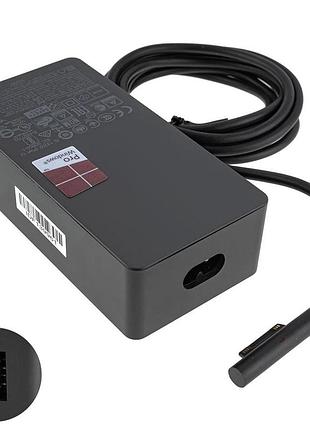 Оригинальный блок питания для планшета microsoft 15v, 6.3a, 102w, 6pin, black (без кабеля!) (surface pro 5, pro 6, pro 4, pro3,