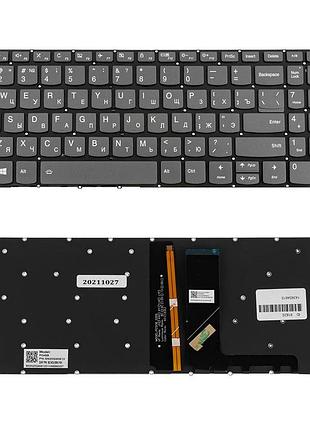 Клавіатура для ноутбука lenovo (ideapad: 320-15 series) rus, onyx black, без фрейма, підсвічування клавіш