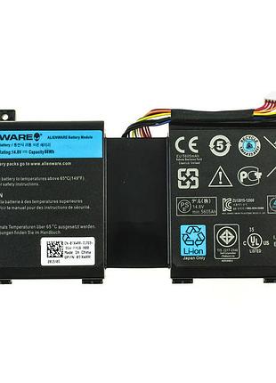 Оригинальная батарея для ноутбука dell 2f8k3 (alienware 17 r5) 14.8v 86wh black