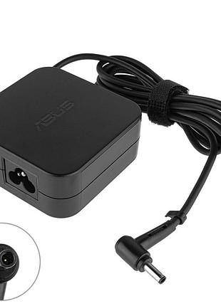 Оригинальный блок питания для ноутбука asus 19v, 3.42a, 65w, 4.5*3.0-pin, black, квадратный корпус, black (нужен кабель!)
