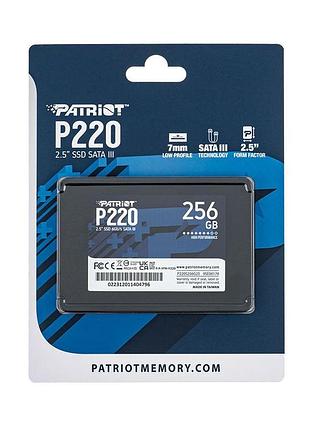 Жорсткий диск 2.5" ssd 256gb patriot p220 series (p220s256g25)