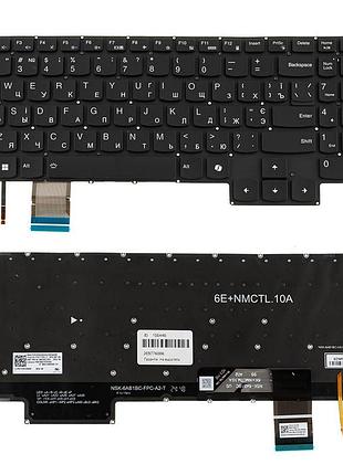 Клавиатура для ноутбука lenovo (legion: 5-16 series), ukr, black, без фрейма, подсветка клавиш