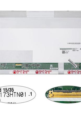 Матриця 17.3 b173htn01.1 (1920*1080, 30pin, led normal, матова, роз'єм ліворуч знизу) для ноутбука (renew)