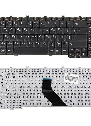 Клавіатура для ноутбука lenovo (g550, g555, b550, b560, v560) rus, black
