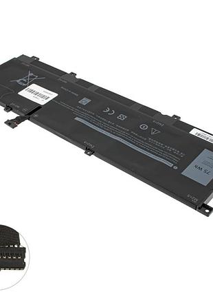 Батарея для ноутбука dell 8n0t7 (xps 15 9575, precision 5530 2-in-1) 11.4v 6254mah 75wh black