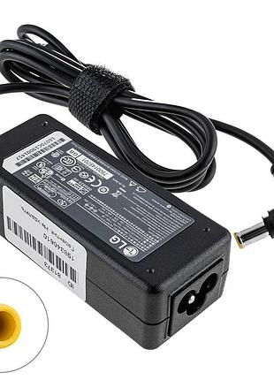 Блок питания для монитора lg 19v, 1.3a, 25w, 6.5*4.4мм+pin, black (без кабеля!)