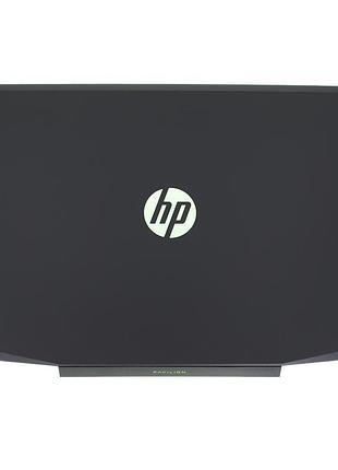 Крышка дисплея для ноутбука hp (pavilion: 15-cx), black (green logo), оригинал