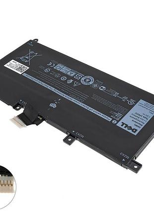 Оригинальная батарея для ноутбука dell 09ntkm (latitude 7200) 7.6v, 38w, black
