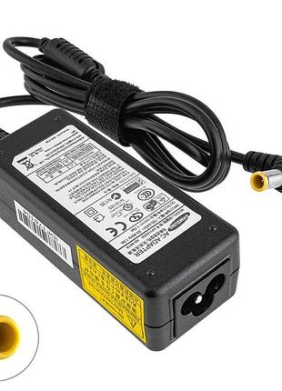 Блок живлення для монітора samsung 14v, 1.7a, 24w, 6.5*4.4мм+pin, black (без кабеля!)