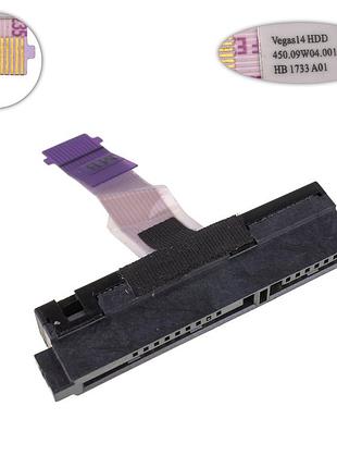 Шлейф жесткого диска ssd/hdd для ноутбука dell (inspiron: 5455, 5458, 5459, 3458, 3459) (450.09w04.0011)