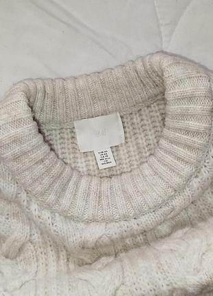 Теплый зимний свитер оверсайз.h &amp; m. 4