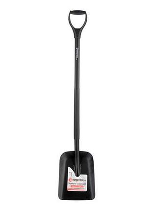 Лопата совковая intertool 224 x 314 x 1200 мм ручка металл (ft-2012) 2