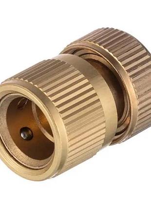 Конектор латунний на шланг intertool-storm 1/2" × 3/4" (ge-1220)